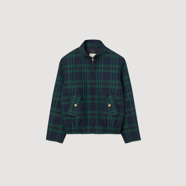 Blouson à carreaux