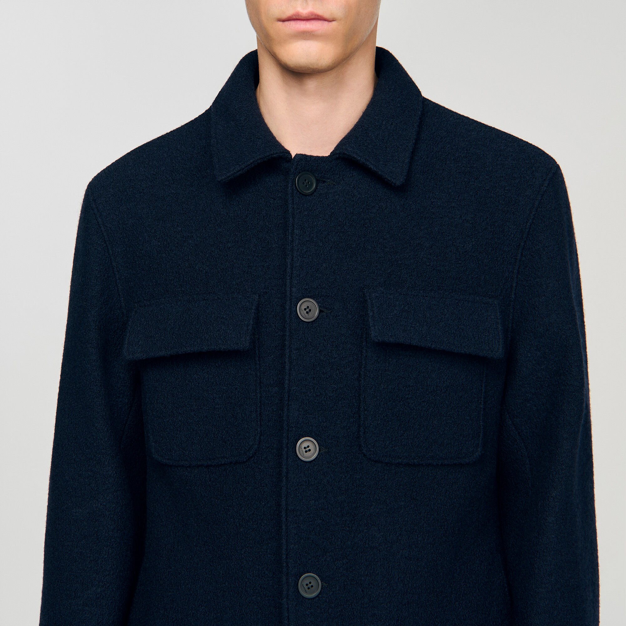 Surchemise en laine