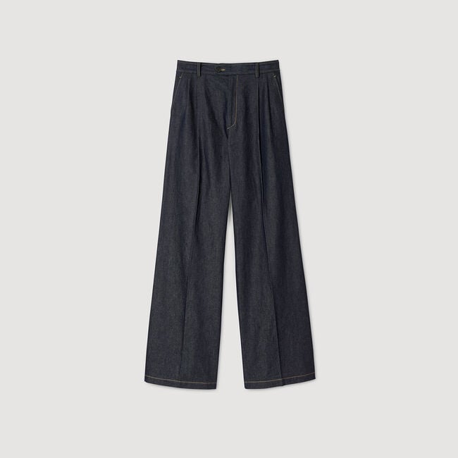 Pantalon de tailleur en denim