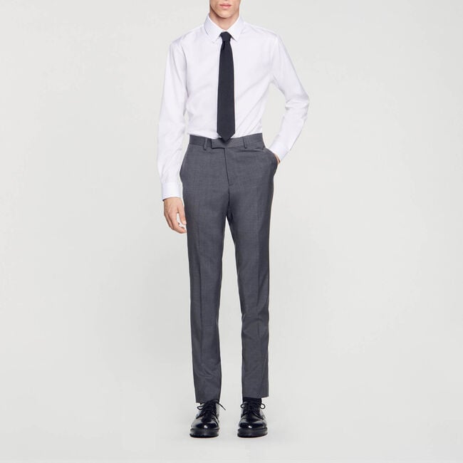 Pantalon de costume en laine