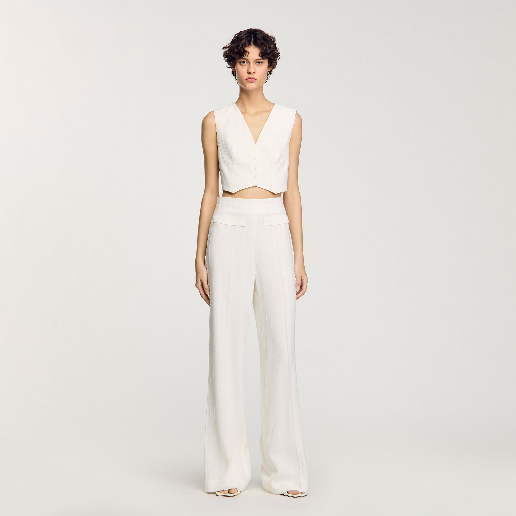 Pantalon de costume à sequins 