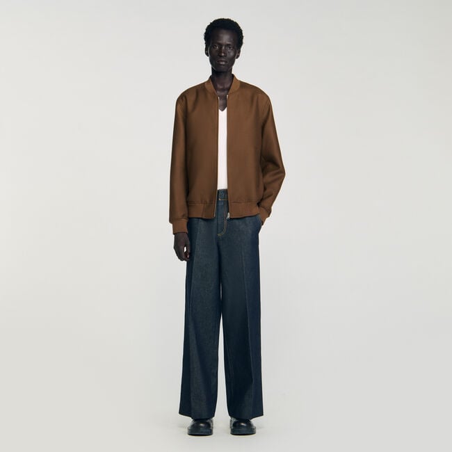 Blouson teddy en laine