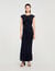 Robe longue drapée 