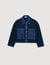 Cardigan à détail denim