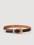 Ceinture cuir boucle dorée