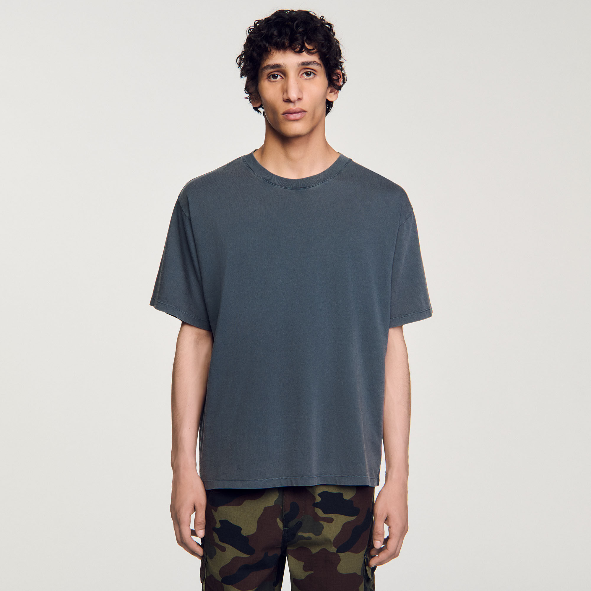 T-shirt effet délavé