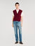 Pull bicolore en laine et cachemire 