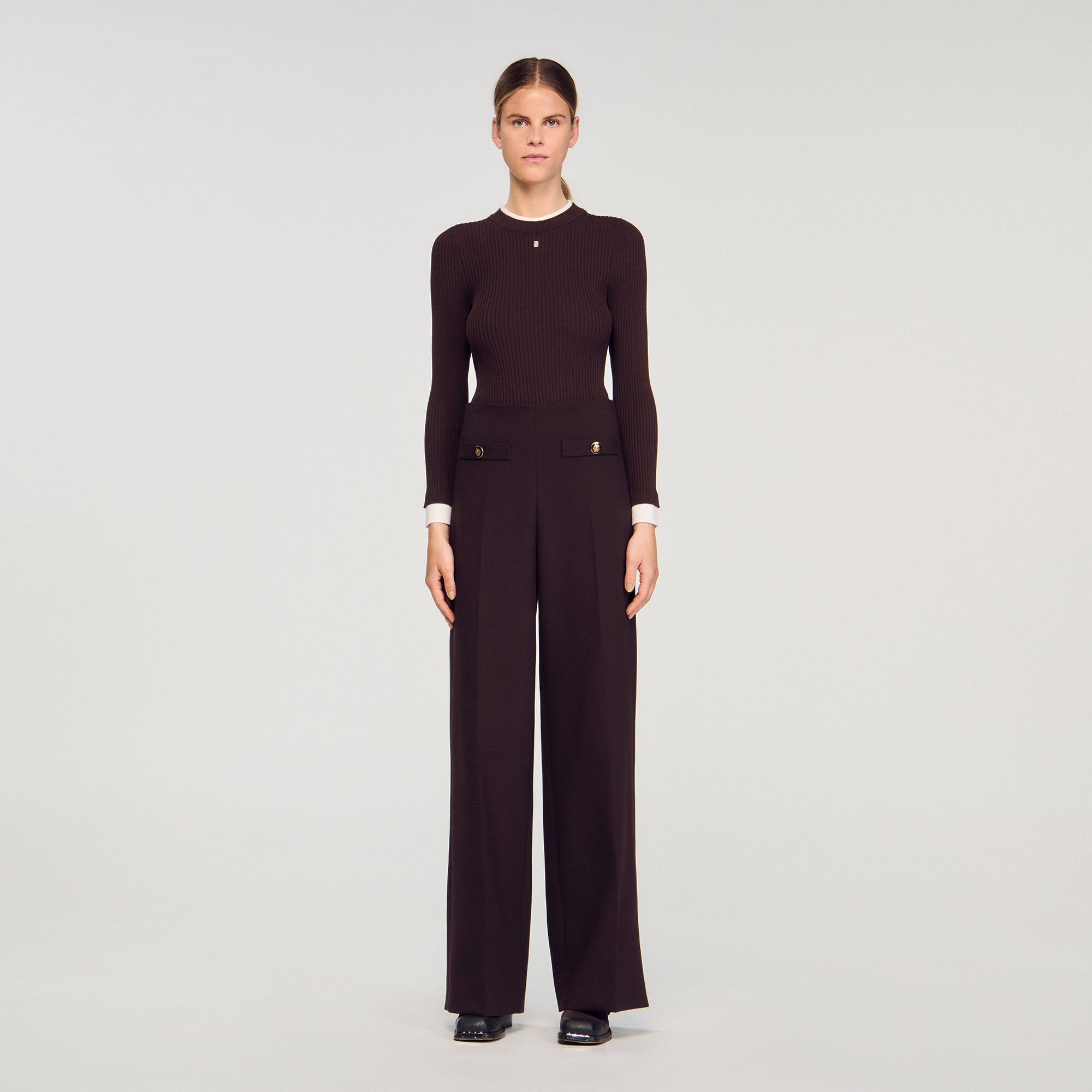 Pantalon évasé 