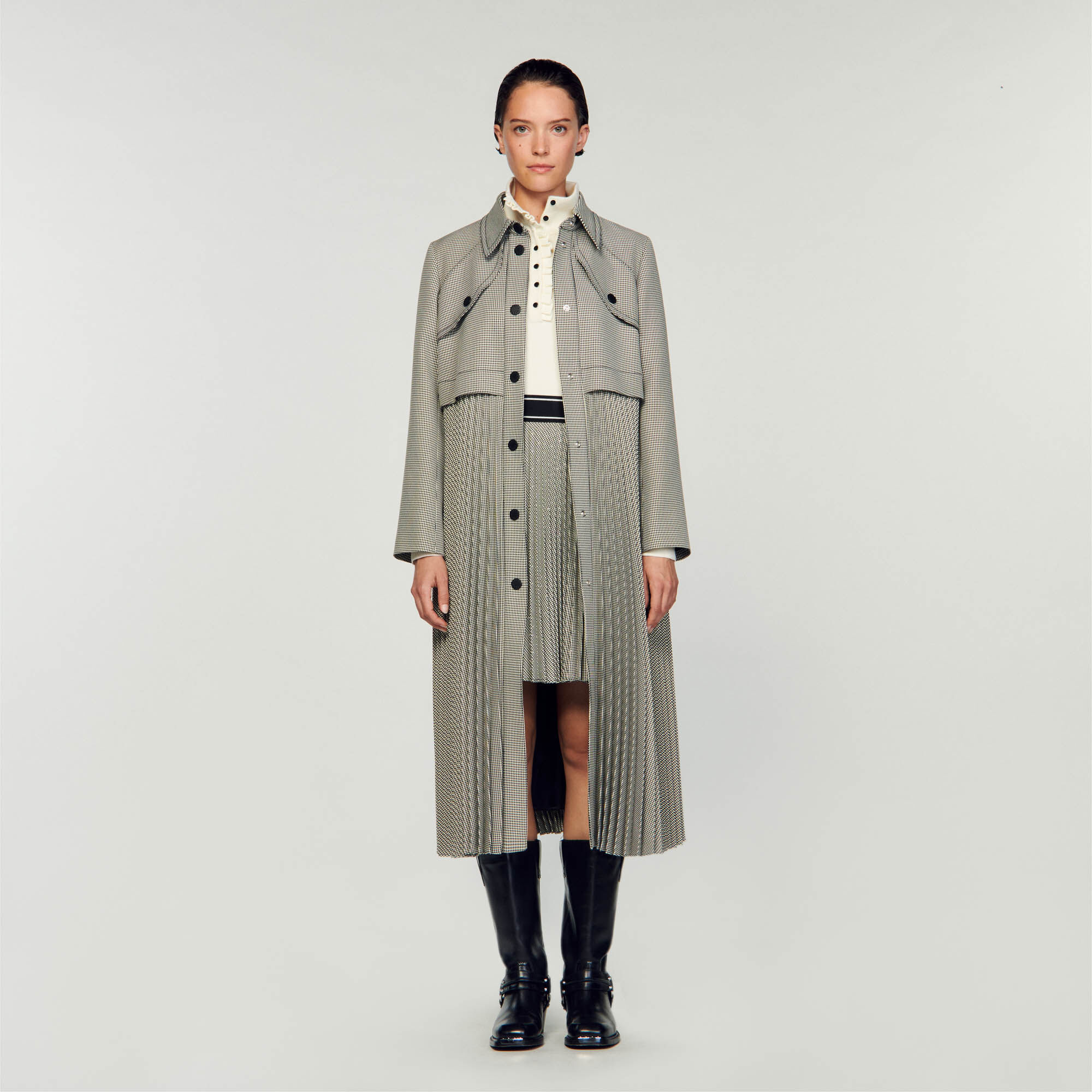 Trench pied de poule