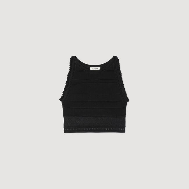 Pull court sans manches