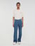 Jean baggy à motif corde