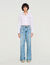 Chemise courte en popeline