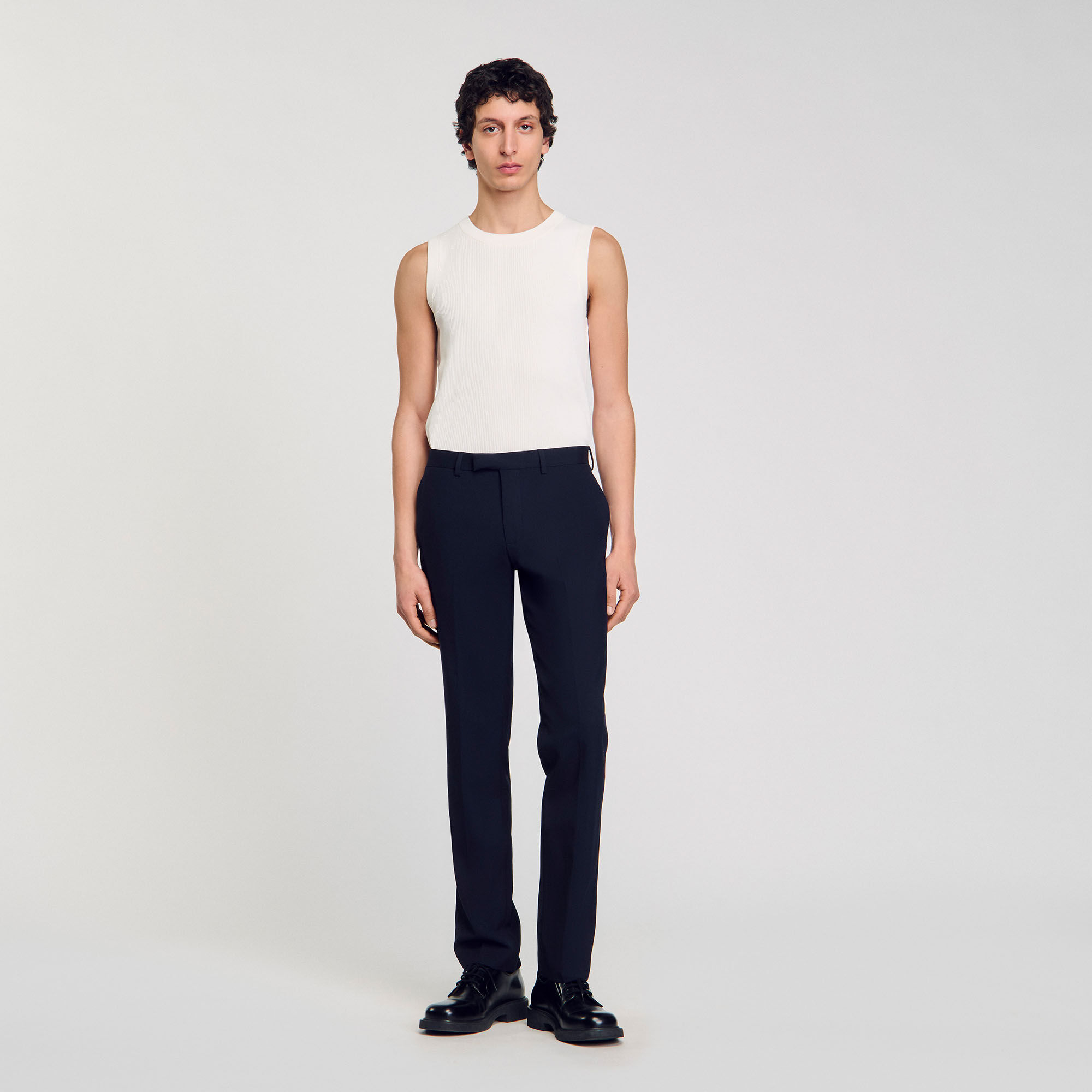 Pantalon de costume en laine