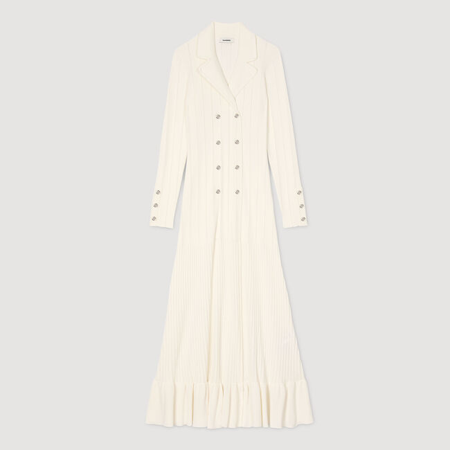 Robe longue en maille