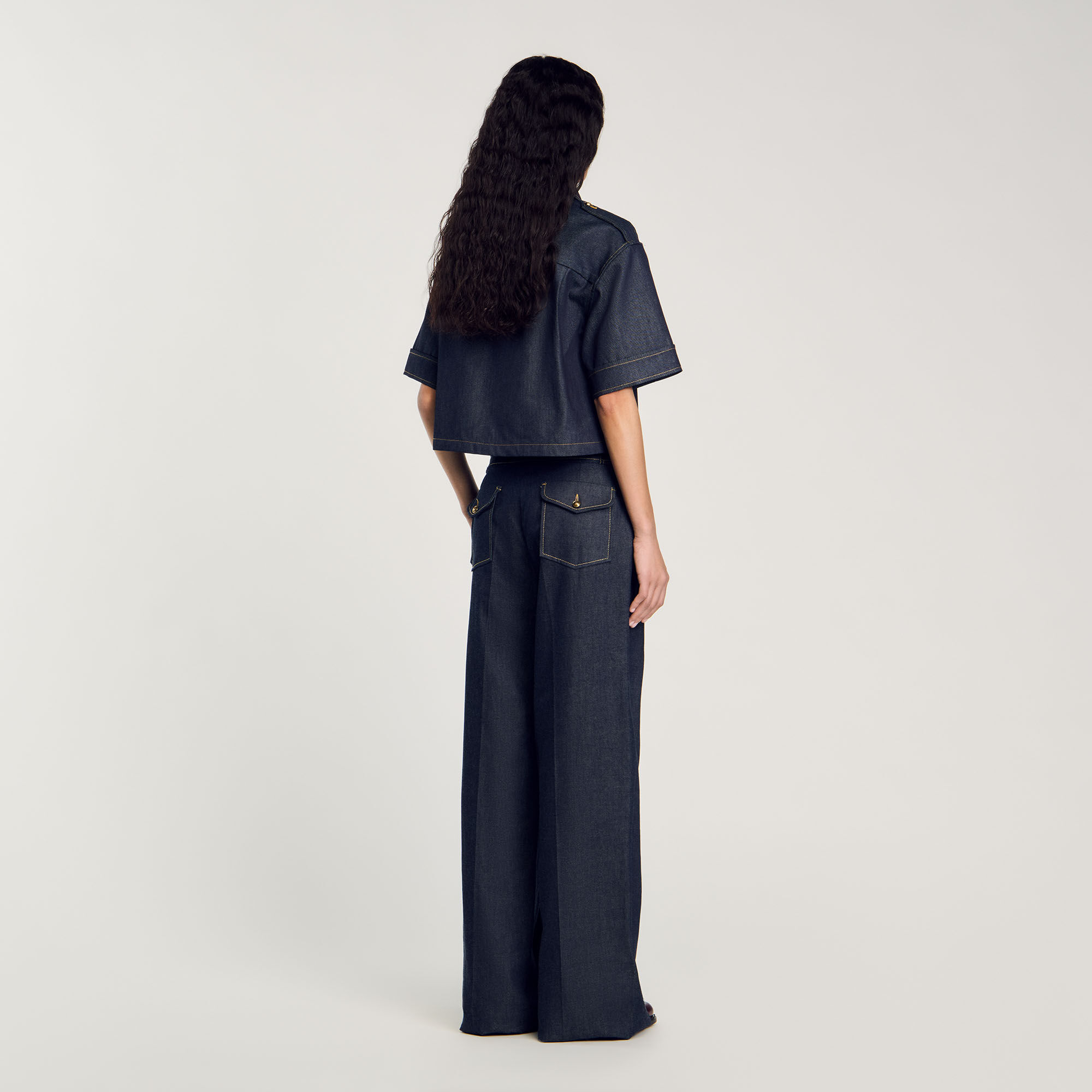 Jean large brut 