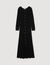 Robe longue en maille fantaisie - Femme | Sandro Paris