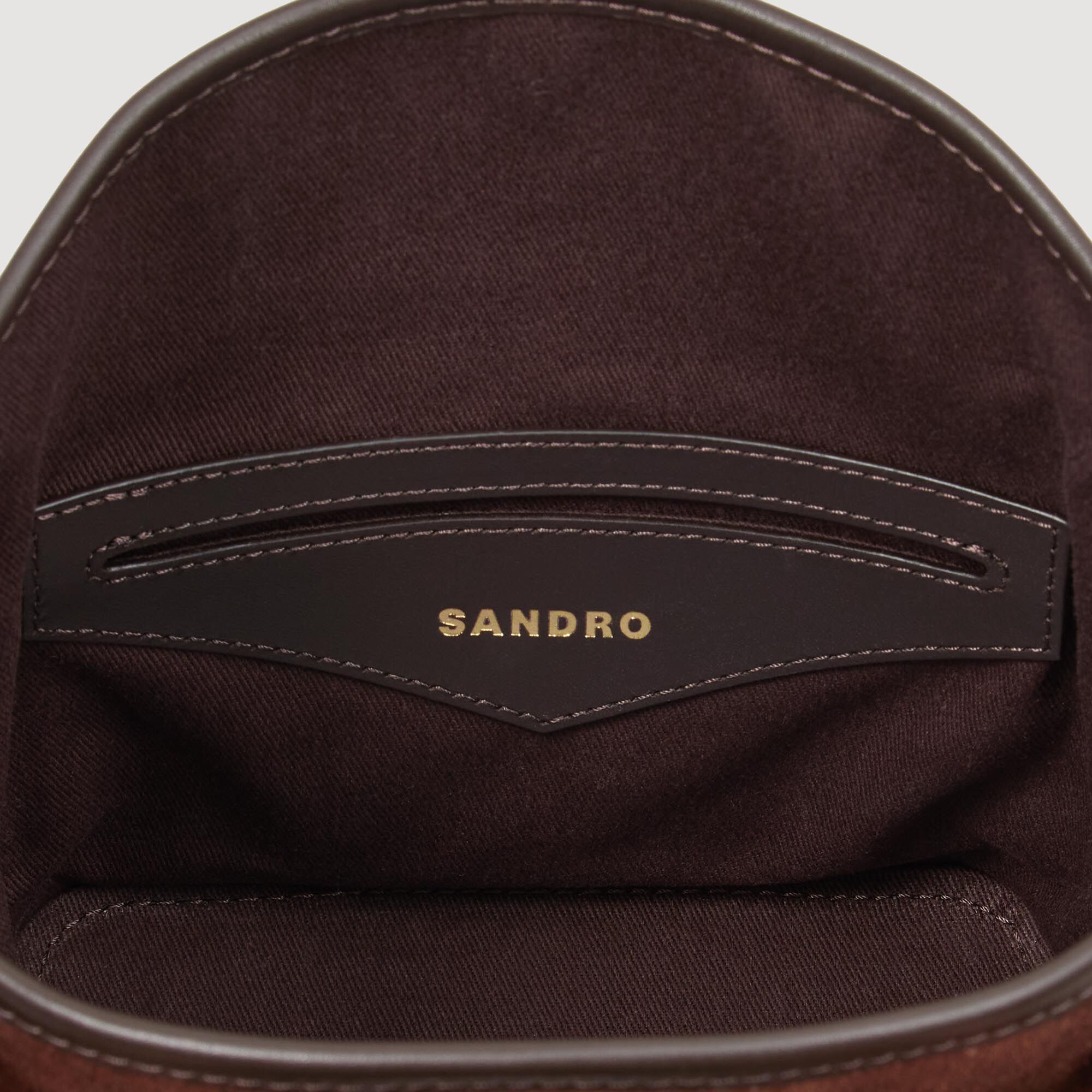 Sac seau TANGOSO en suède à franges
