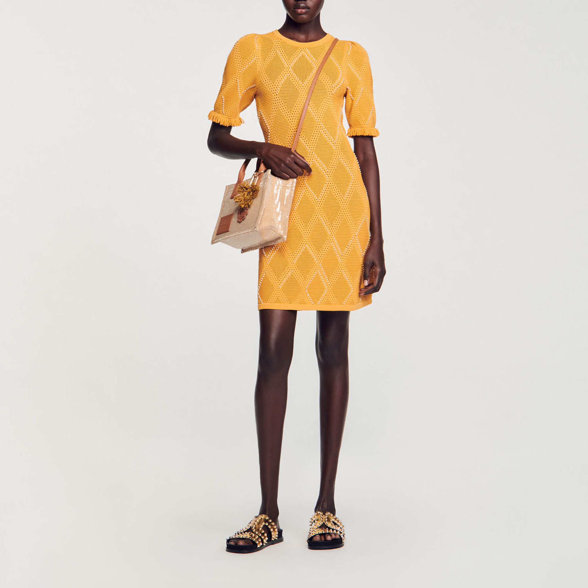 Robe maille sandro online