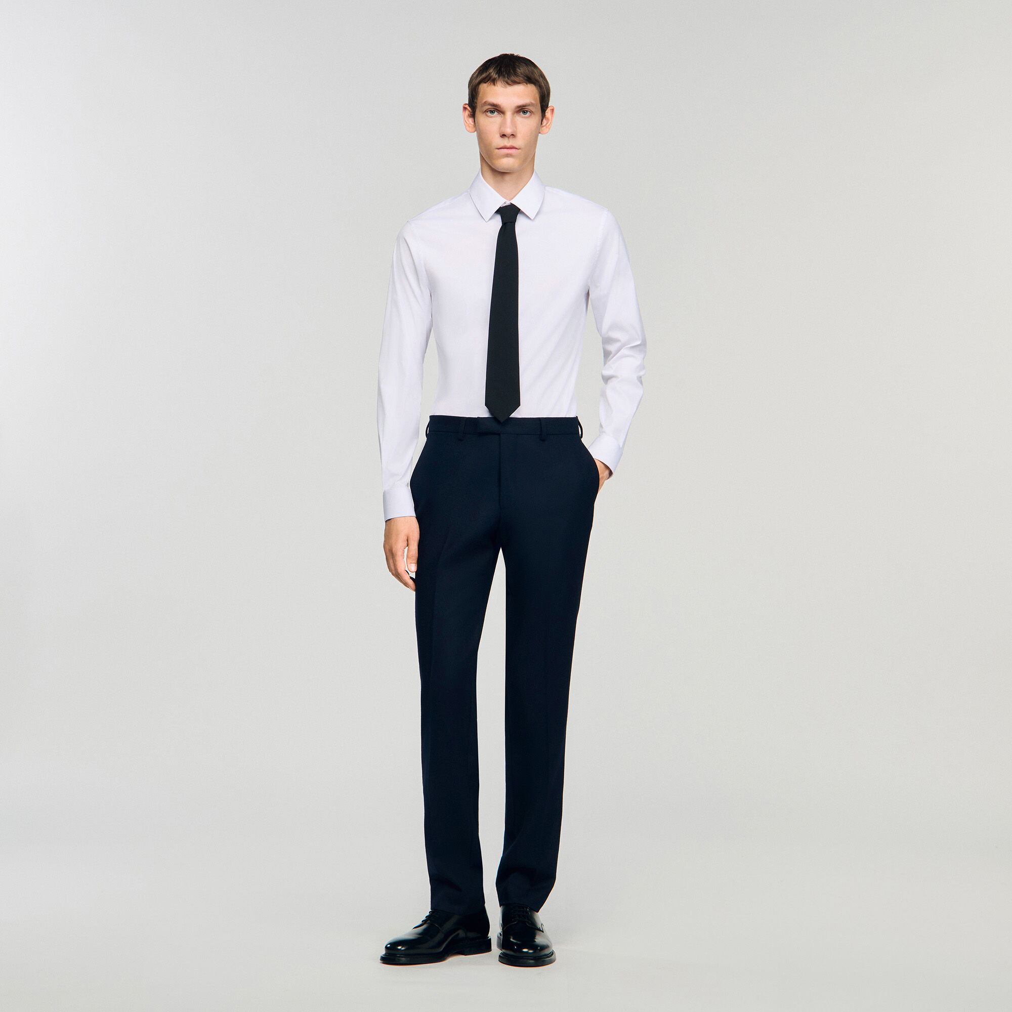 Pantalon de costume en laine