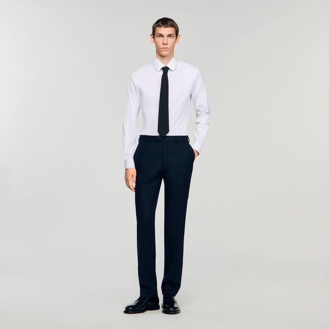 Pantalon de costume en laine