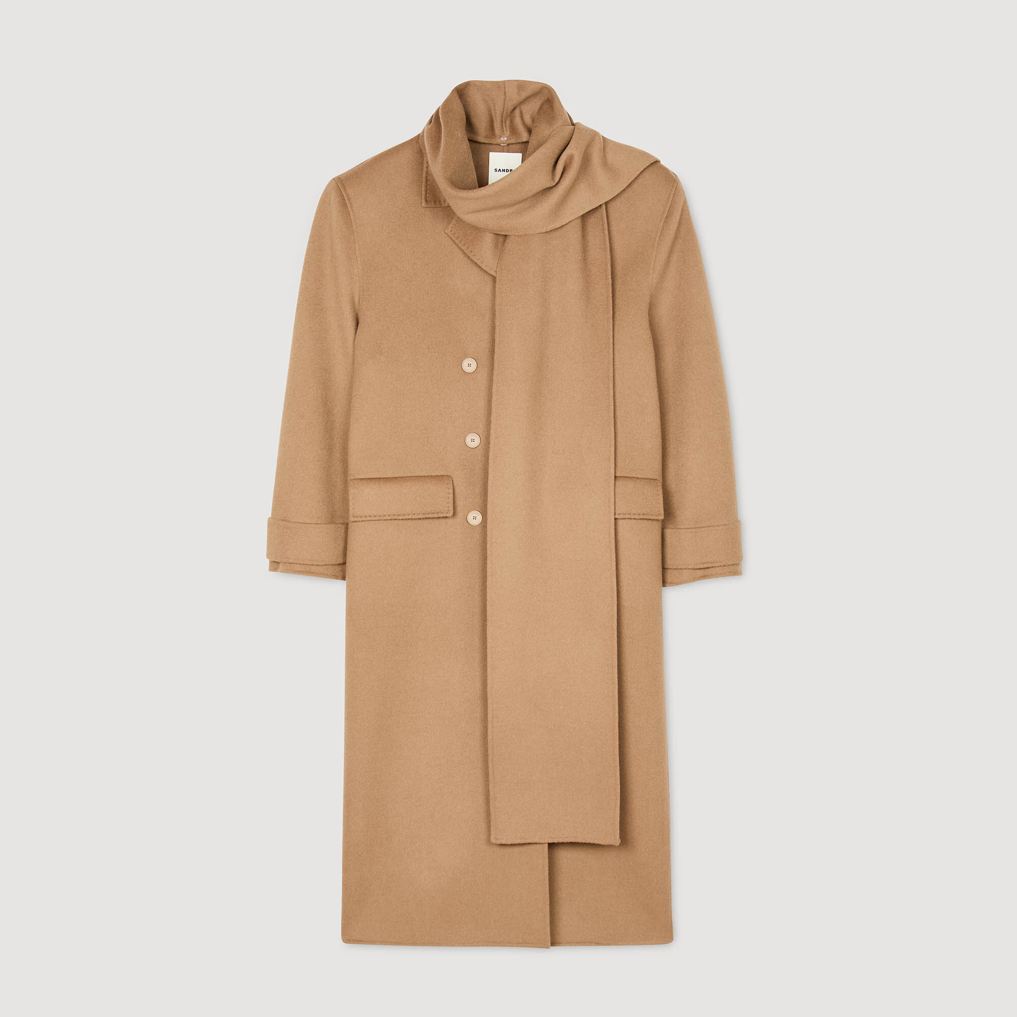 Manteau oversize en laine