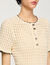 Robe courte en maille 