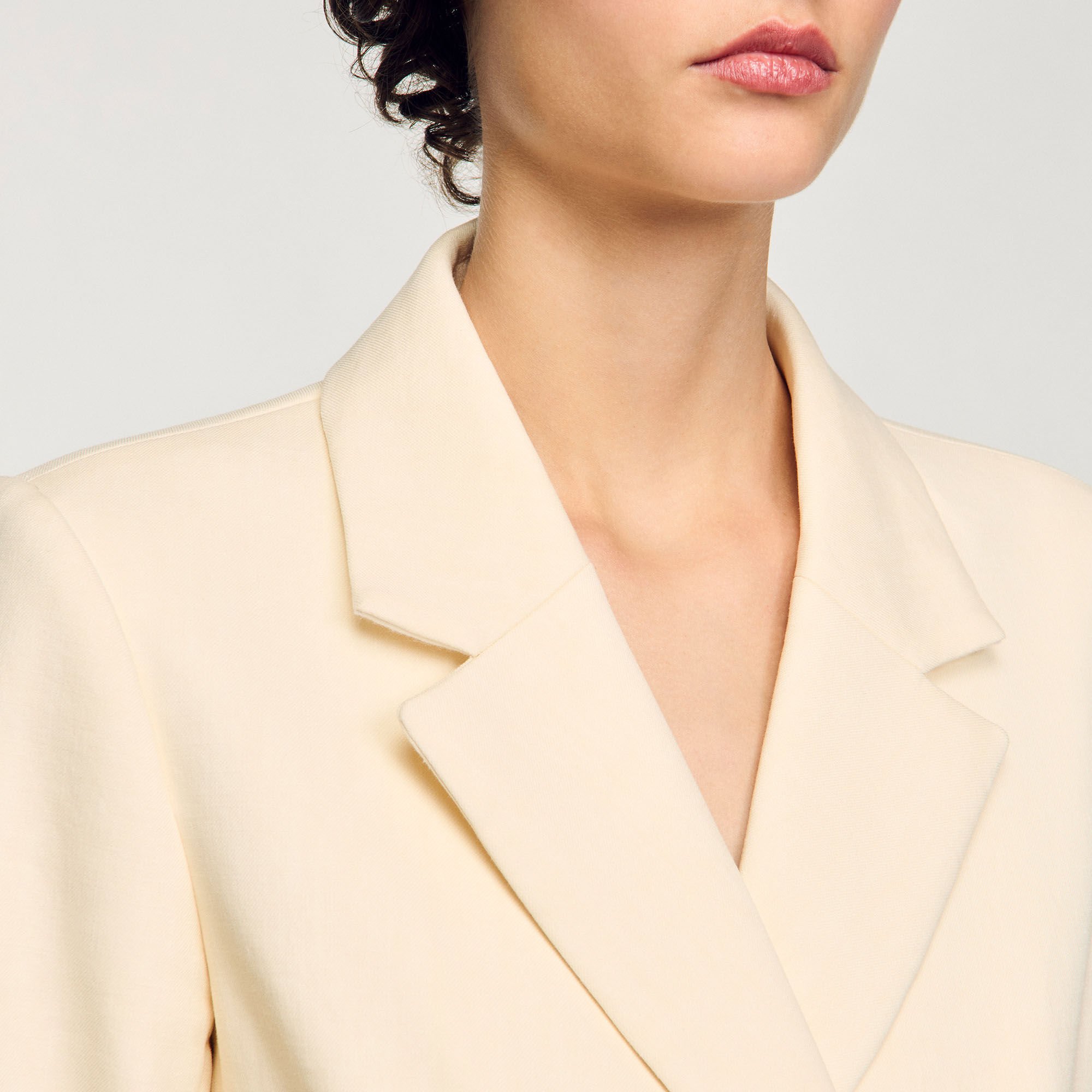 Veste de costume à boutonnage croisé 