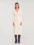 Robe longue en maille fantaisie