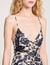 Robe longue à imprimé fleuri hawaïen