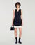 Robe courte bicolore en tweed - Femme | Sandro Paris
