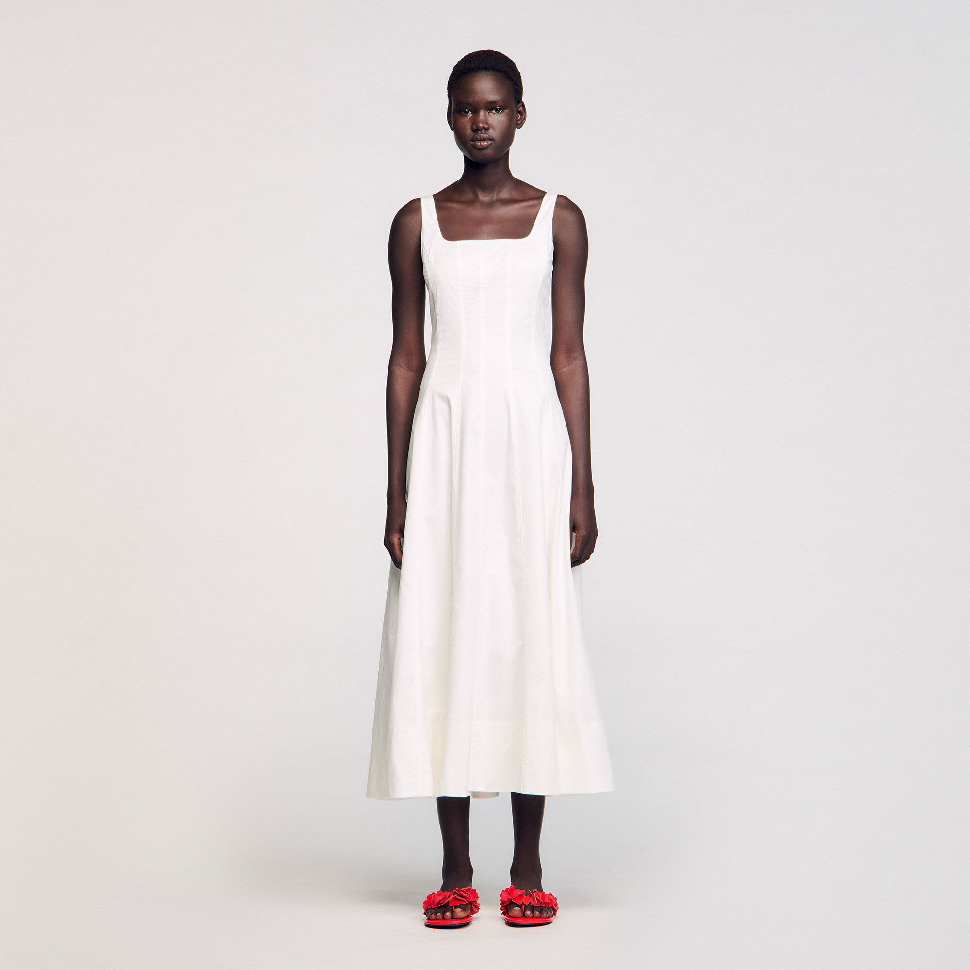 Robe longue évasée