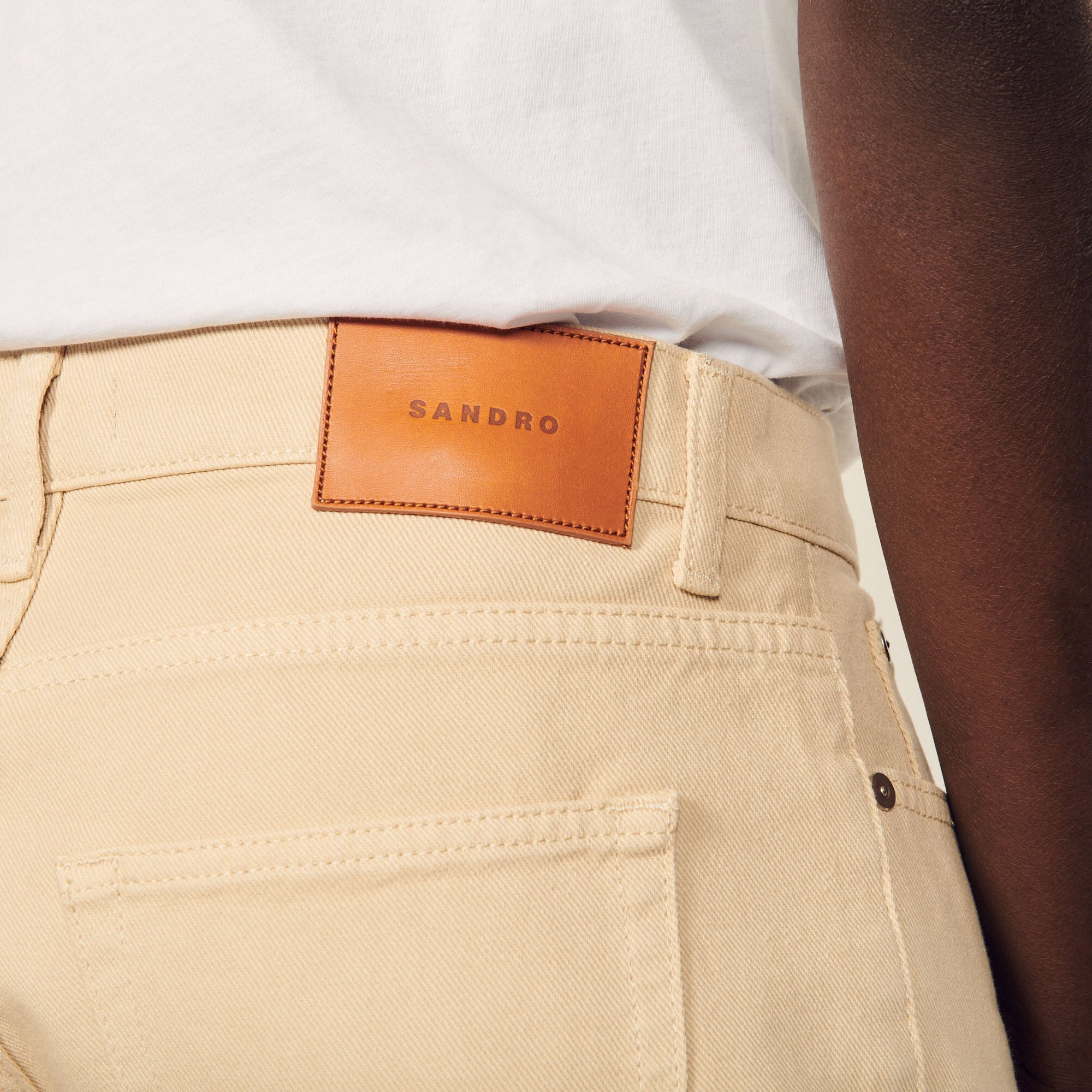 Jean en coton coupe slim