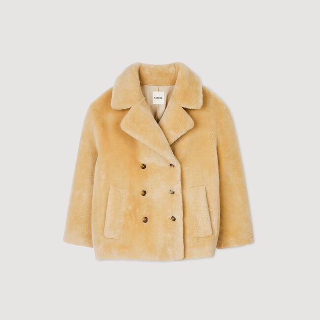 Manteau en fausse fourrure