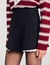 Short de tailleur à volant 