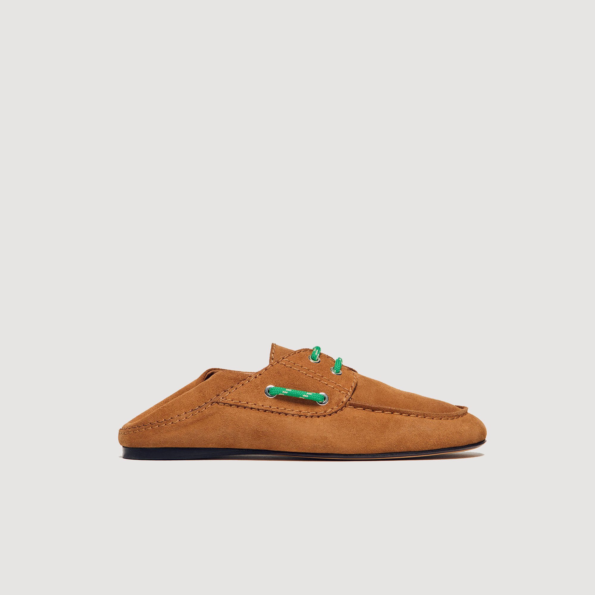 Mocassins en cuir suède