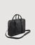 Grand briefcase en toile enduite