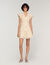 Robe courte en guipure