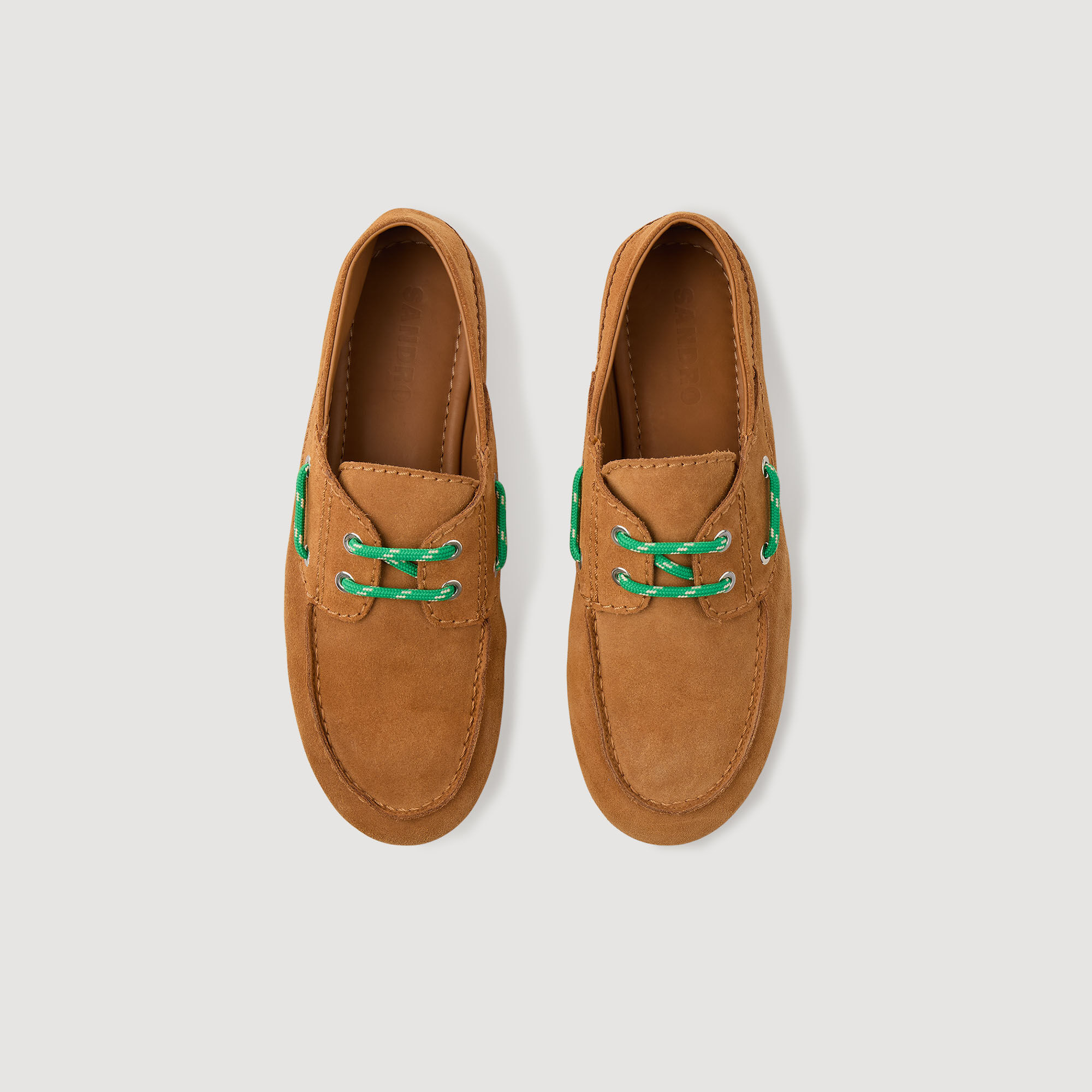 Mocassins en cuir suède