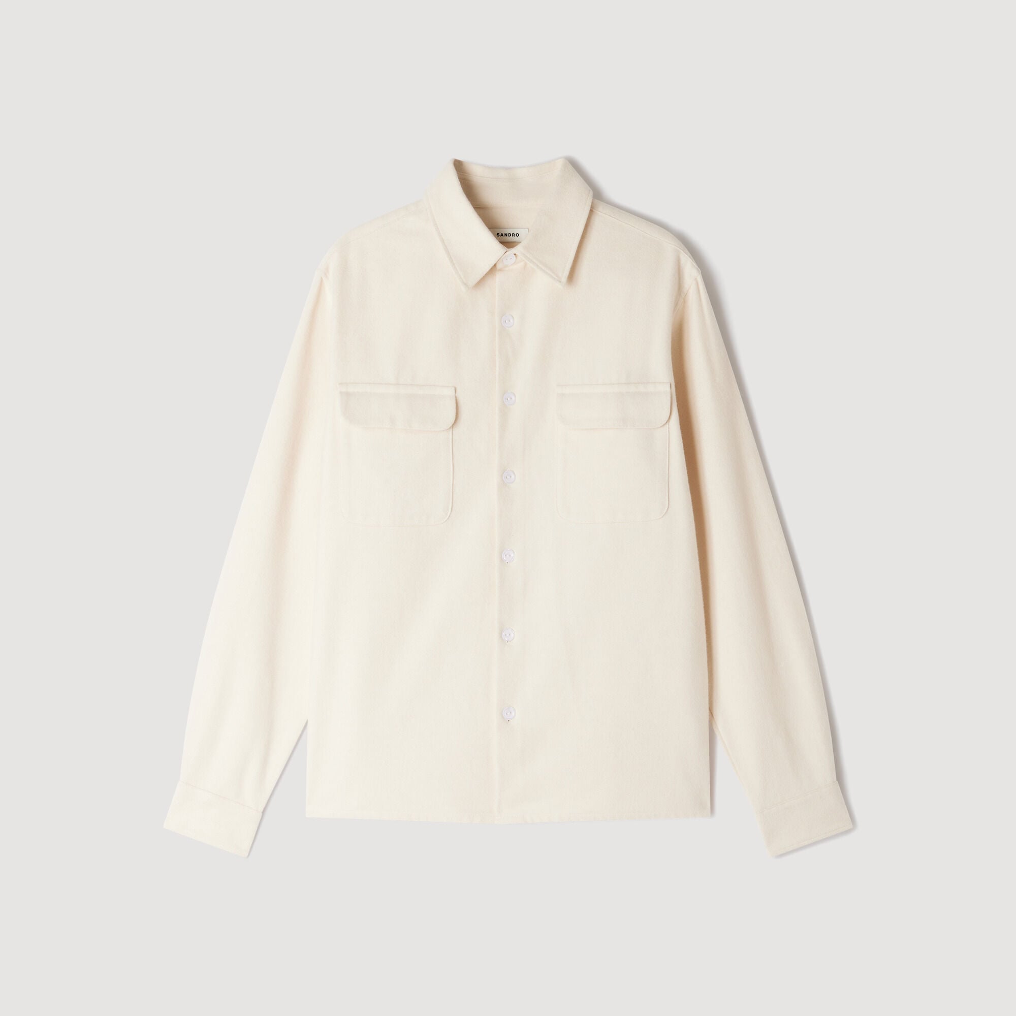 Chemise en flanelle de coton - Homme | Sandro Paris