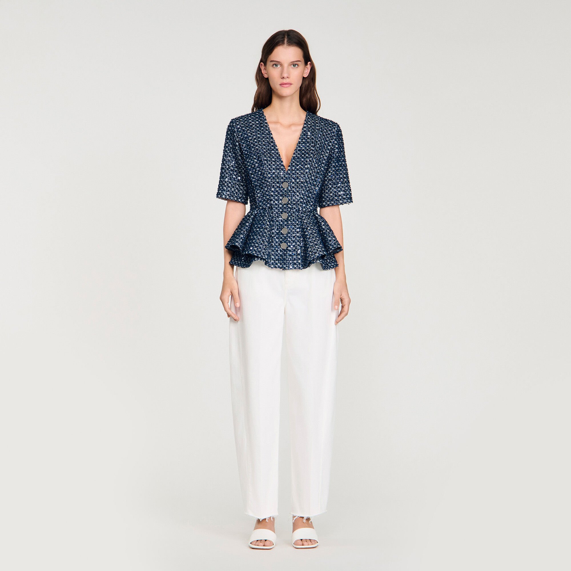 Veste &agrave; sequins