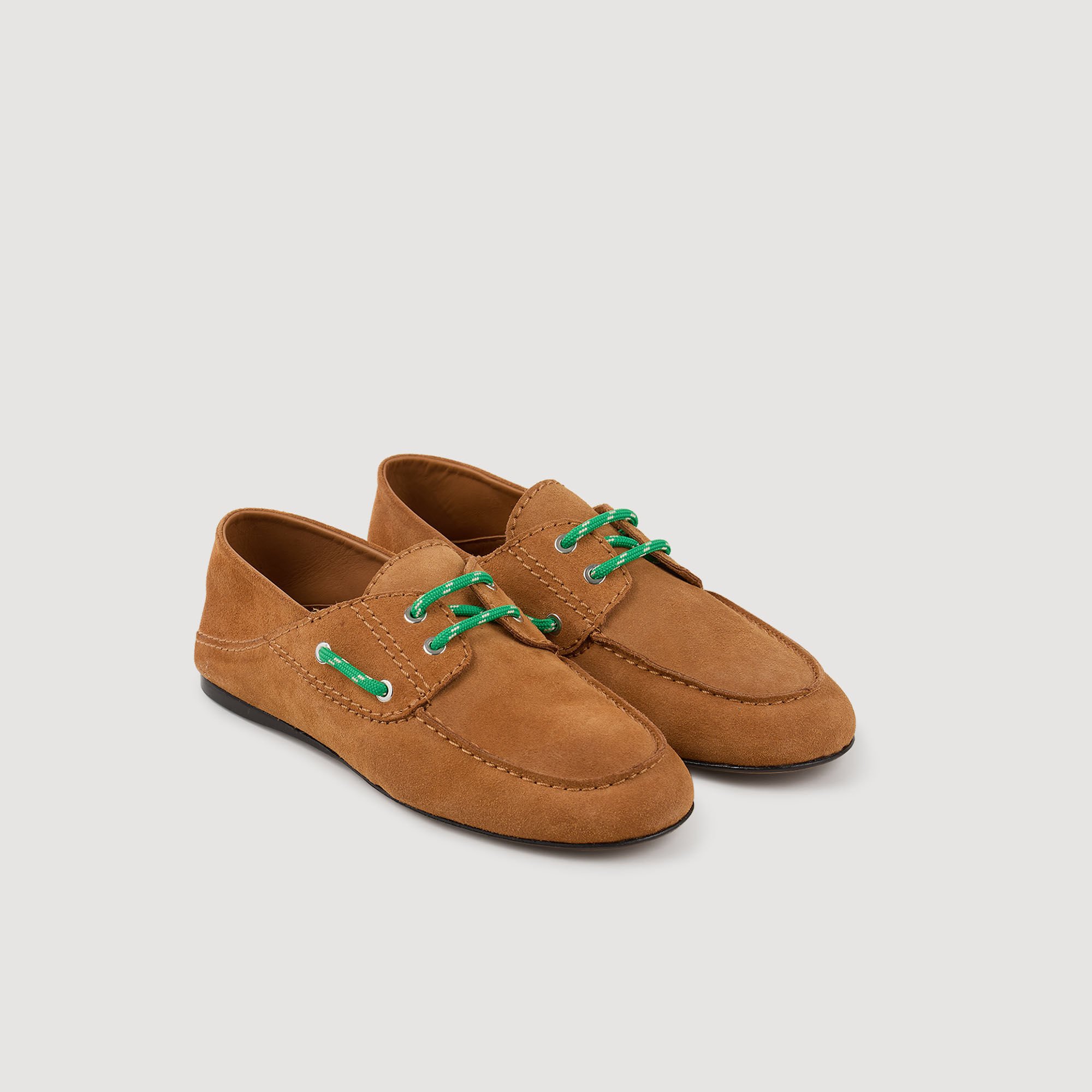 Mocassins en cuir suède