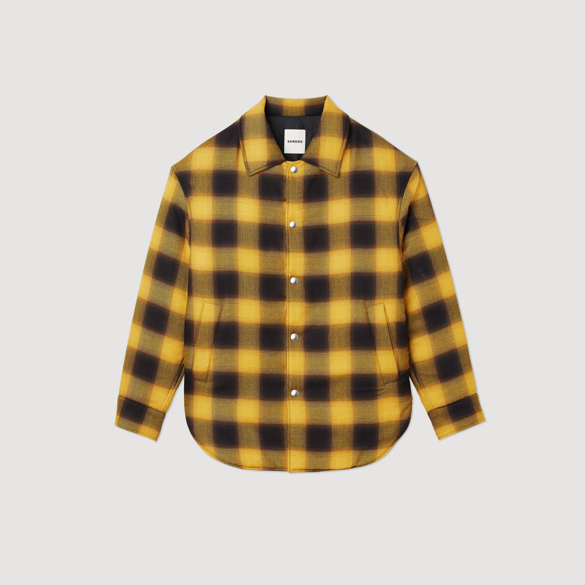 Blouson matelassé à carreaux