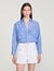 Chemise oversize à nœud