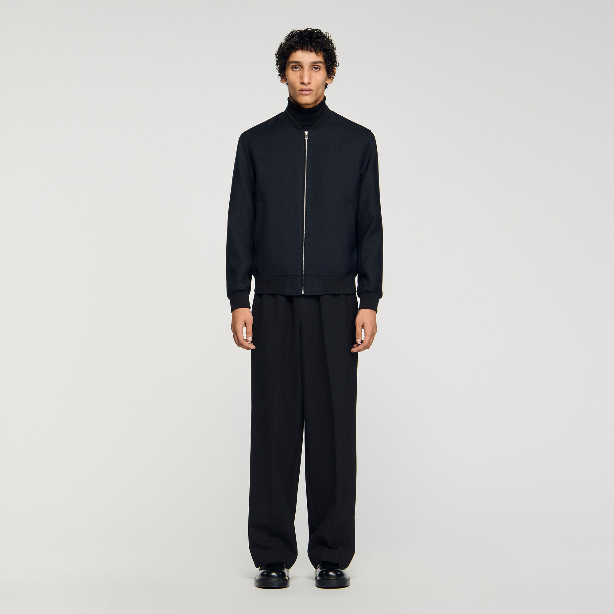 Blouson teddy en laine