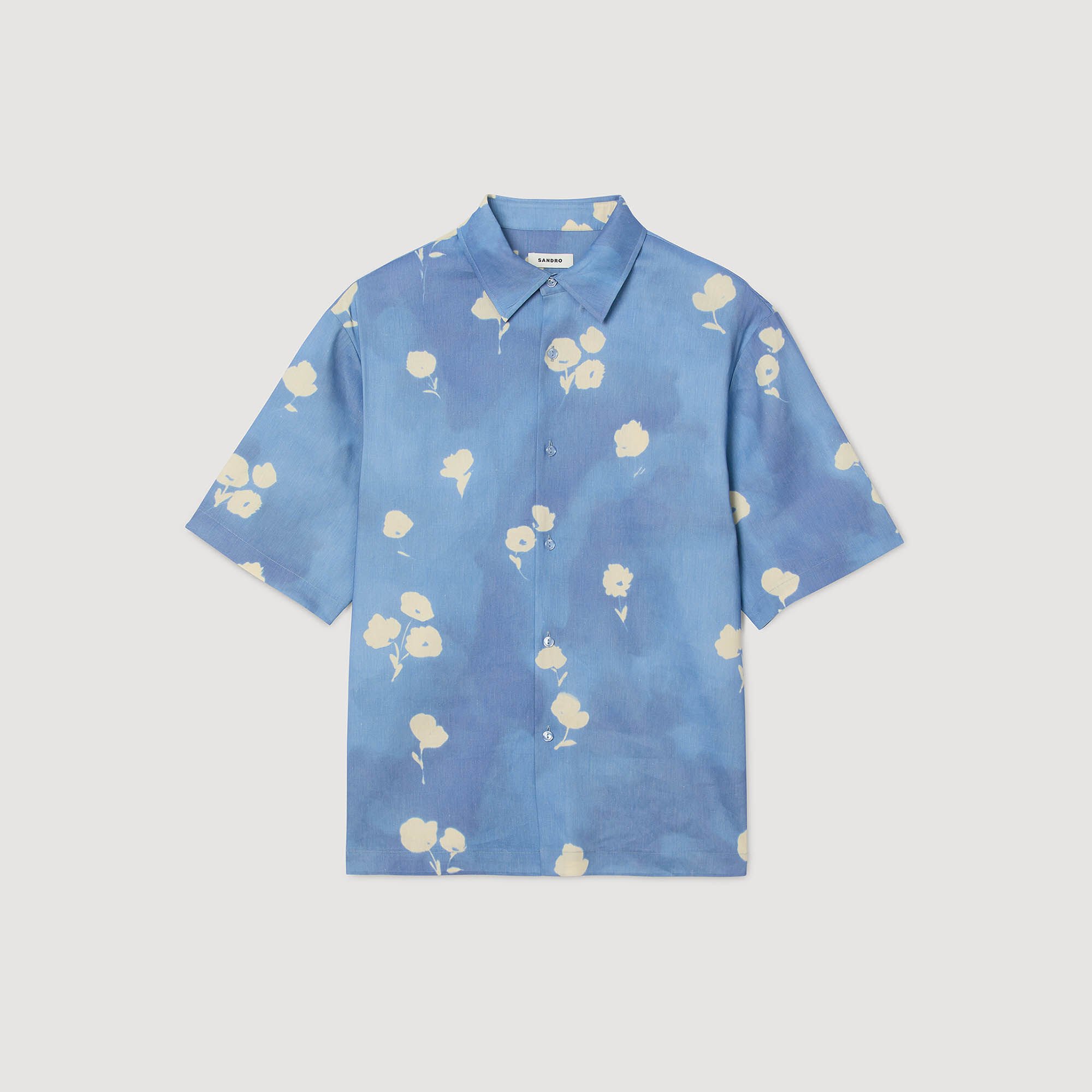 Chemise à imprimé fleur