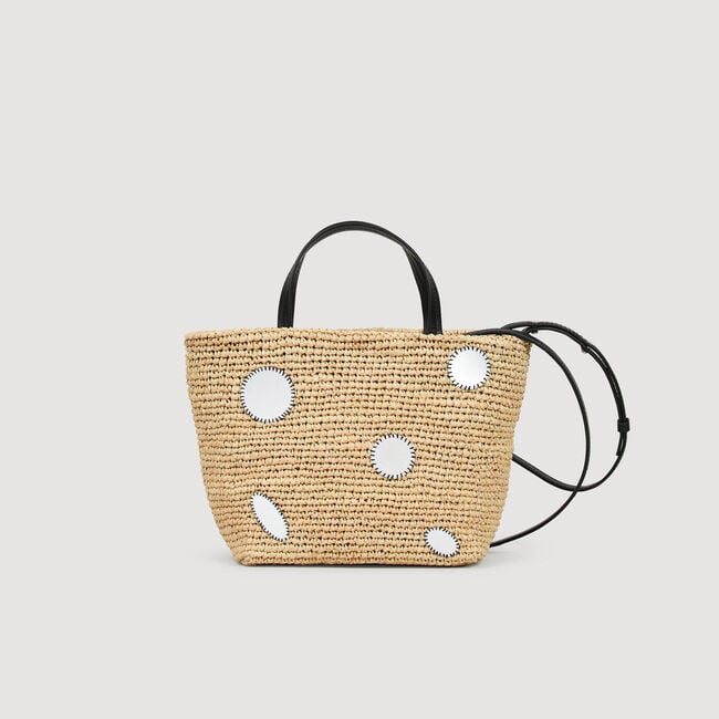 Sac panier en raphia