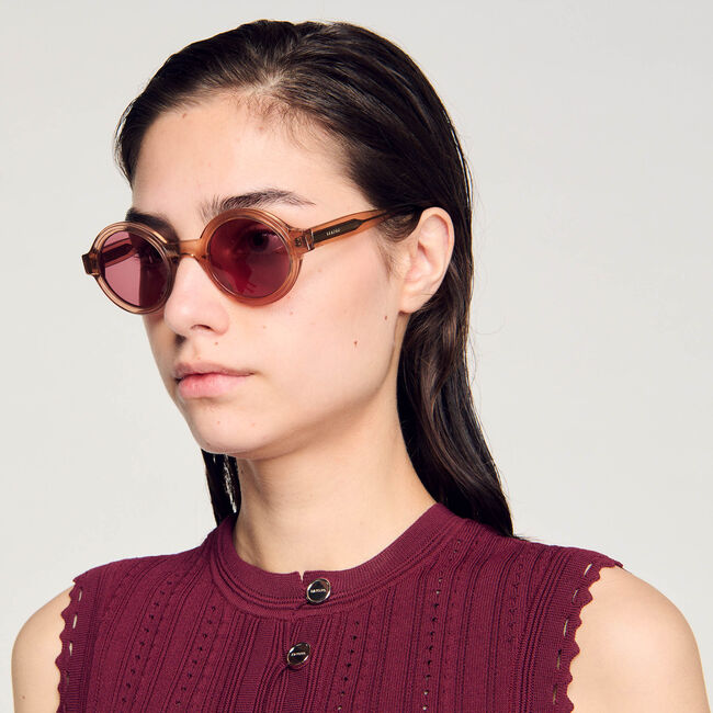 Lunettes de soleil rondes