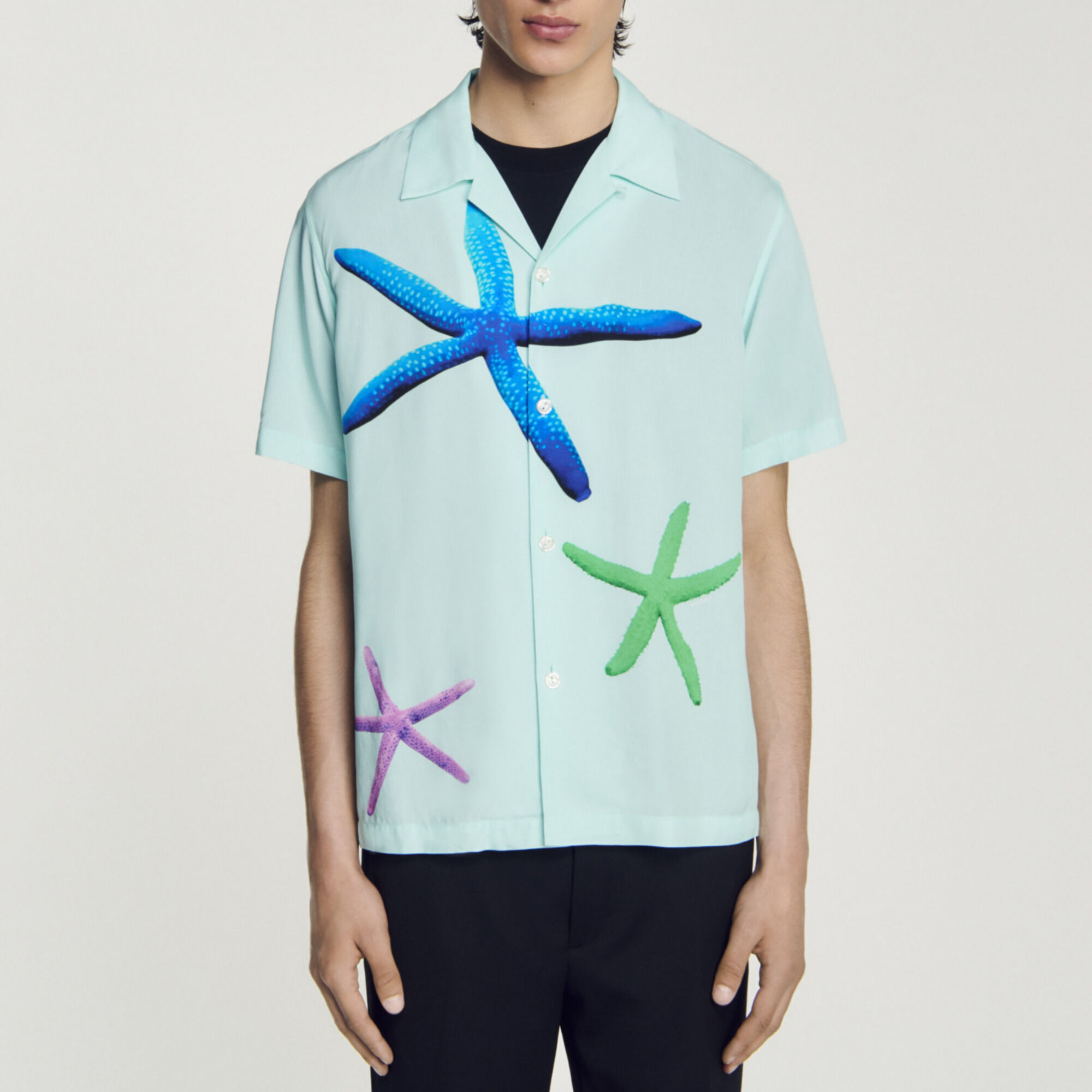 Chemise imprimé étoiles de mer