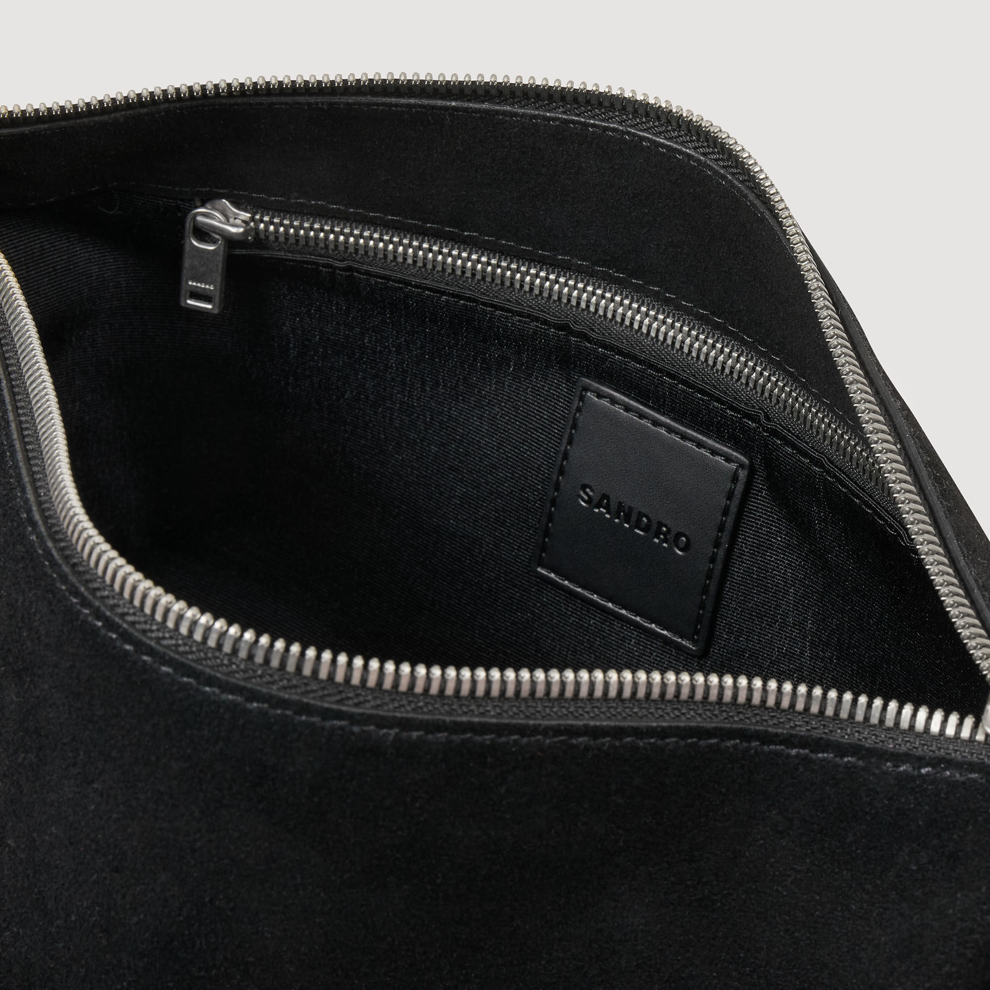 Sac hobo en croûte de cuir