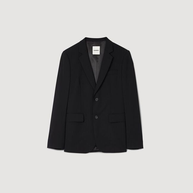 Veste de costume en laine vierge